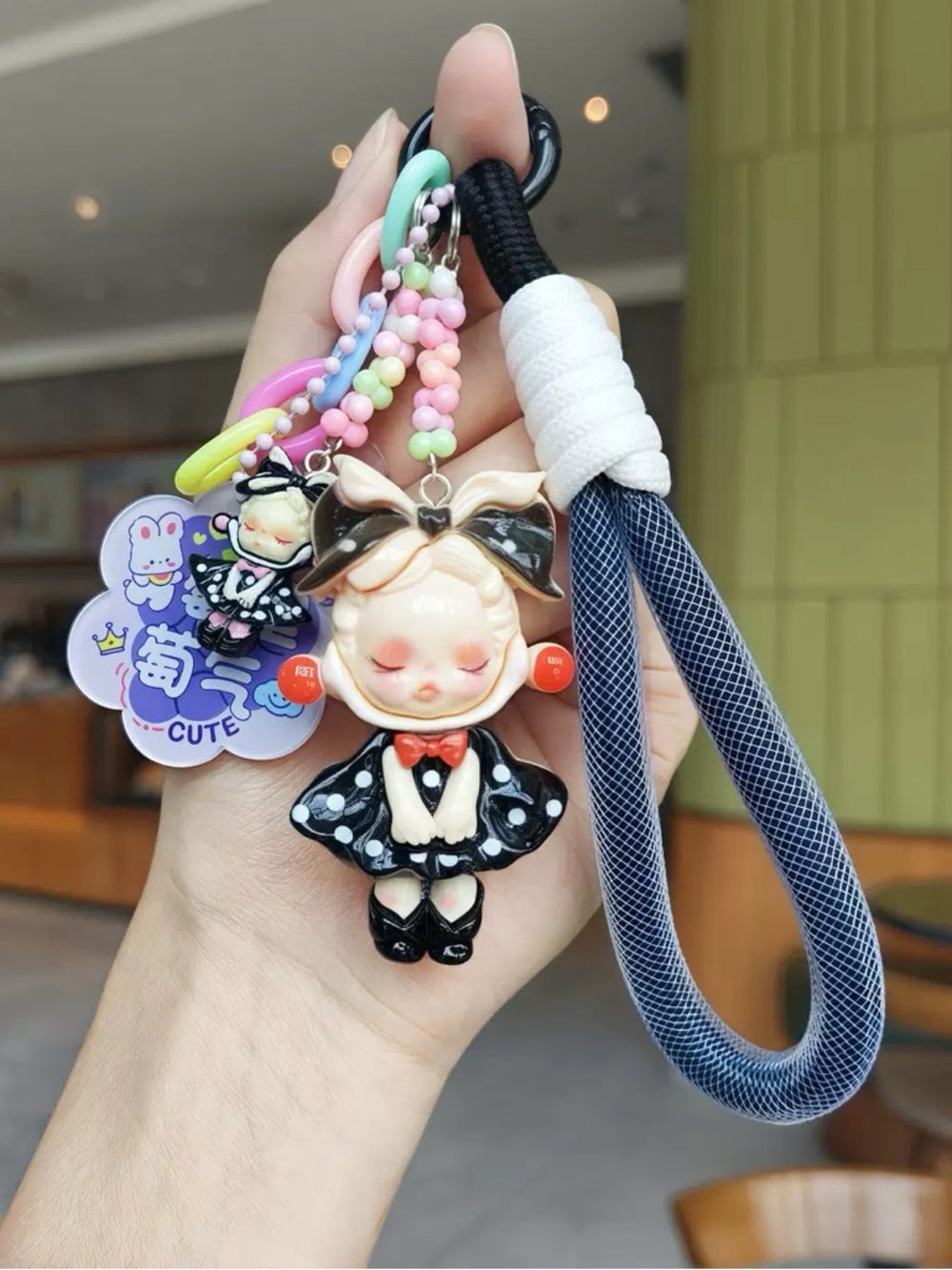 Popmart Skullpanda phone chain& key chain - Multiple Colors